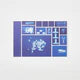 "All on Paper" Washi Postcard by Rika Muranushi / Bungu