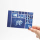 "All on Paper" Washi Postcard by Rika Muranushi / Bungu