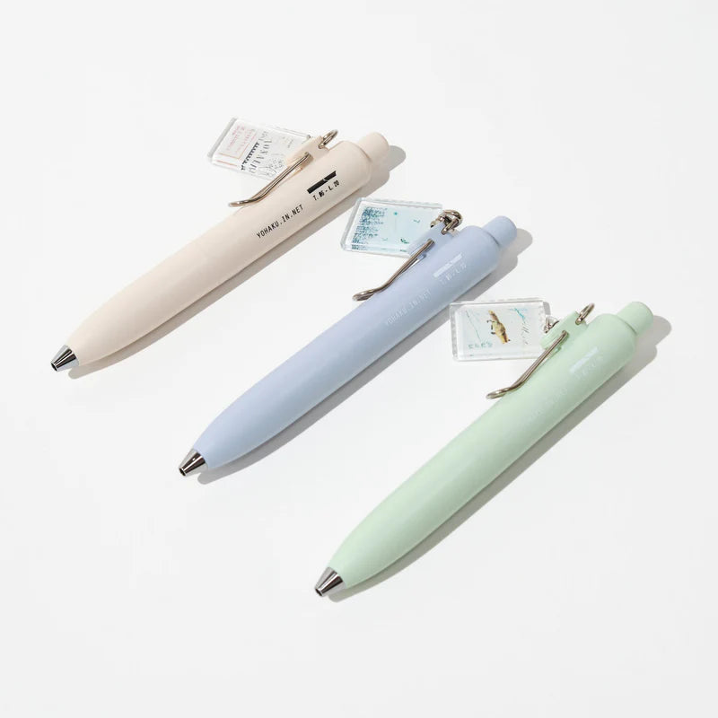 [BUNGU JOSHI HAKU] Charm Attached uni-ball one P Gel Pen Set / Yohaku