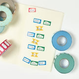Fika Series Labeler Sticker Complete Set / Stamp Marche