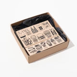 AM'S WORKS Side-by-Side Stamp Set / Karafuruya