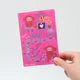 "Chocolate Factory of My Heart" Washi Postcard by Naomi Karabin / Bungu
