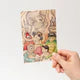 "Yokai Halloween 1" Postcard by Jessie / Bungu